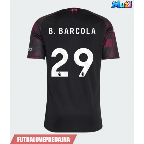 Lacne Muži Futbalové dres Liverpool Bradley Barcola #29 2026-27 Krátky Rukáv - Tretina
